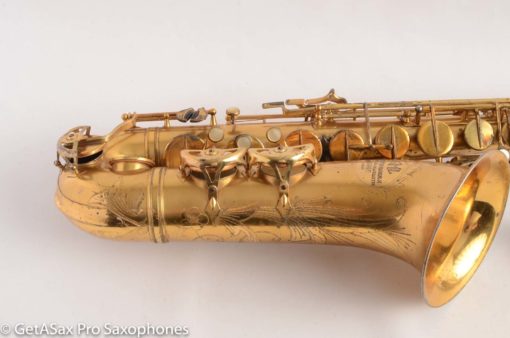 SML Rev D / Gold Medal 1 Orig. Permagold Plate Tenor Saxophone 11657 - Image 35