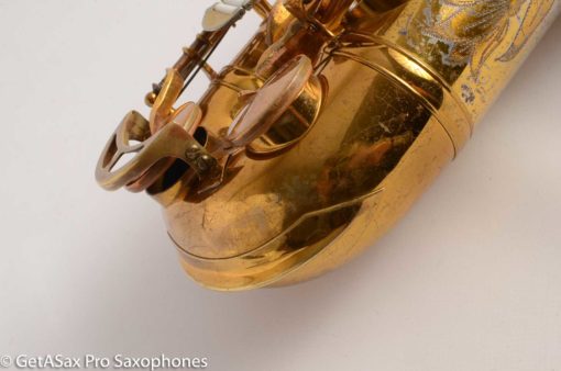 King SilverSonic Super 20 Alto Saxophone Original with Gold Leaf Fresh Overhaul! 346933 - Image 26