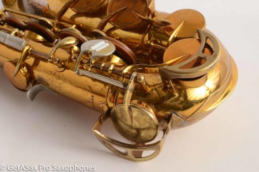 King SilverSonic Super 20 Alto Saxophone Original with Gold Leaf Fresh Overhaul! 346933 - Image 24