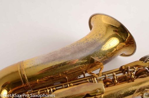 King SilverSonic Super 20 Alto Saxophone Original with Gold Leaf Fresh Overhaul! 346933 - Image 15