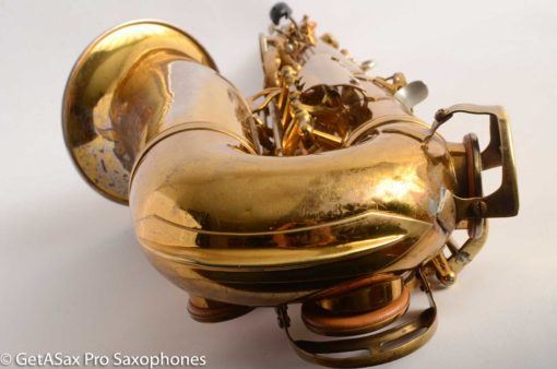 King SilverSonic Super 20 Alto Saxophone Original with Gold Leaf Fresh Overhaul! 346933 - Image 14