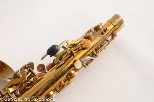 King SilverSonic Super 20 Alto Saxophone Original with Gold Leaf Fresh Overhaul! 346933 - Image 11