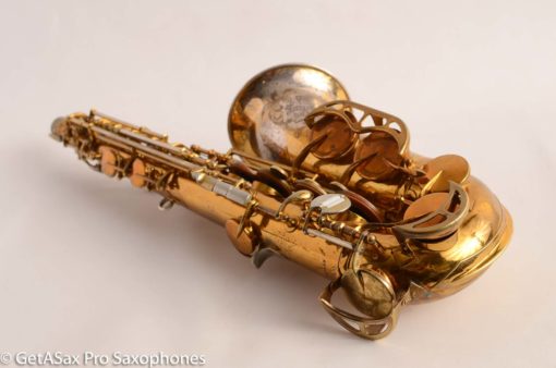 King SilverSonic Super 20 Alto Saxophone Original with Gold Leaf Fresh Overhaul! 346933 - Image 33