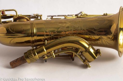 Conn 26M VIII Connqueror Alto Saxophone Original Lacquer Excellent Condition Old Pads 304661 - Image 38