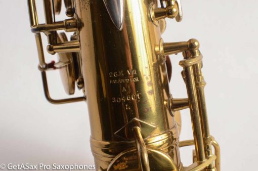 Conn 26M VIII Connqueror Alto Saxophone Original Lacquer Excellent Condition Old Pads 304661 - Image 36