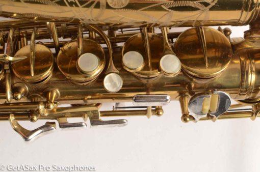 Conn 26M VIII Connqueror Alto Saxophone Original Lacquer Excellent Condition Old Pads 304661 - Image 25