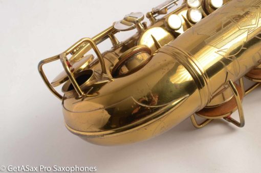 Conn 26M VIII Connqueror Alto Saxophone Original Lacquer Excellent Condition Old Pads 304661 - Image 18