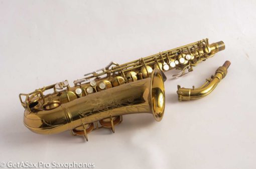 Conn 26M VIII Connqueror Alto Saxophone Original Lacquer Excellent Condition Old Pads 304661 - Image 10