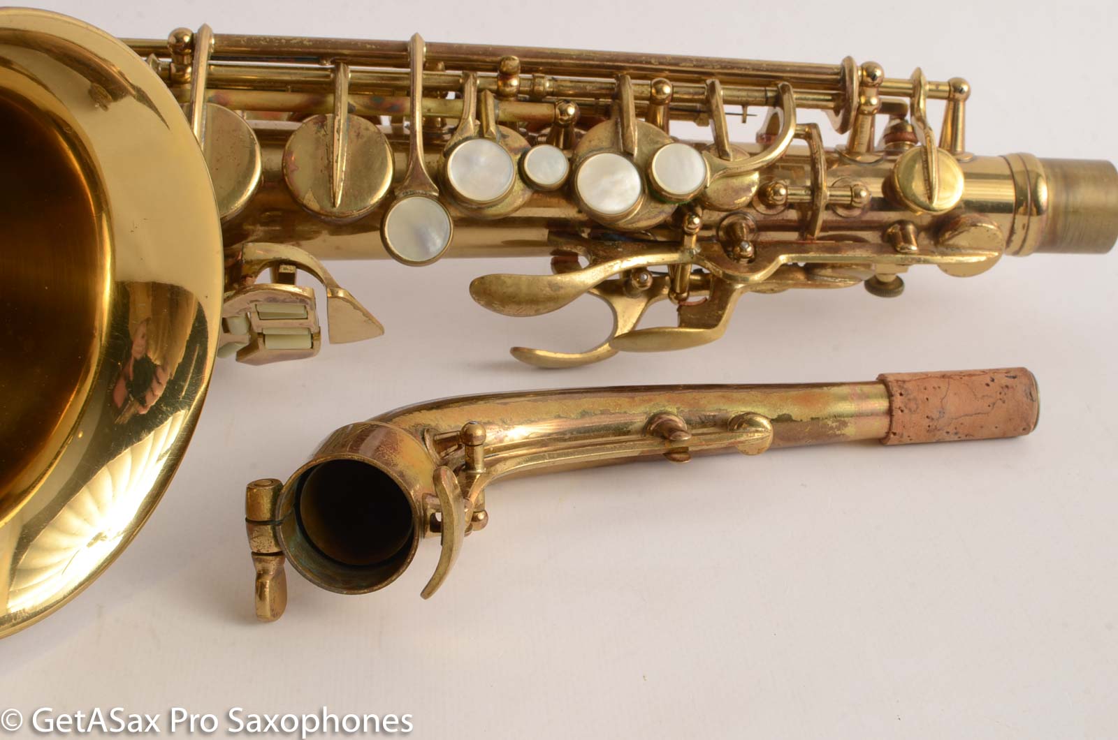 Conn 6M Naked Lady Alto Saxophone Original Lacquer 1953 356523 -  www.GetASax.com