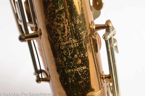 Martin Committee II Tenor Saxophone Very Good Condition Original Lacquer Orig Pads 139670 - Image 9