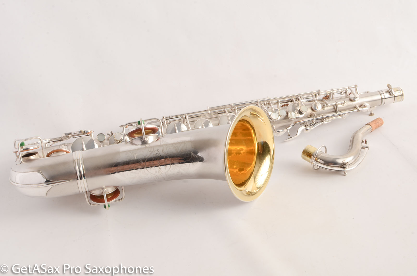 Conn NWII Chu Berry Tenor Saxophone Original Silver Excellent 