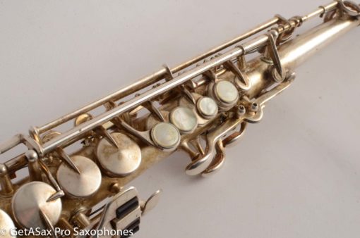 King Soprano Saxophone Original Silver Plate 81960 Great Deal! - Image 8