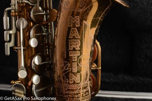 Martin Committee II Alto Saxophone Original Lacquer Lion and Crown 136238