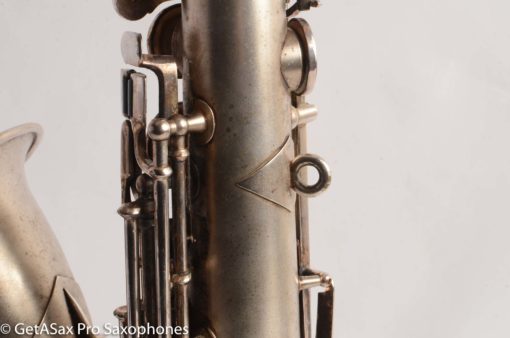 Martin Handcraft Alto Saxophone Original Silver Plate Very Good Condition 75488 - Image 24