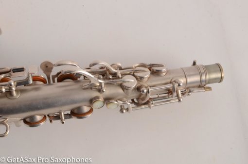 Martin Handcraft Alto Saxophone Original Silver Plate Very Good Condition 91398 - Image 23