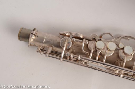 Martin Handcraft Alto Saxophone Original Silver Plate Very Good Condition 91398 - Image 16