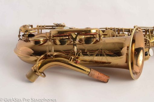 Selmer Mark VI Alto Saxophone 137451 American Engraved Recent Overhaul Excellent Condition Medium Bow - Image 8