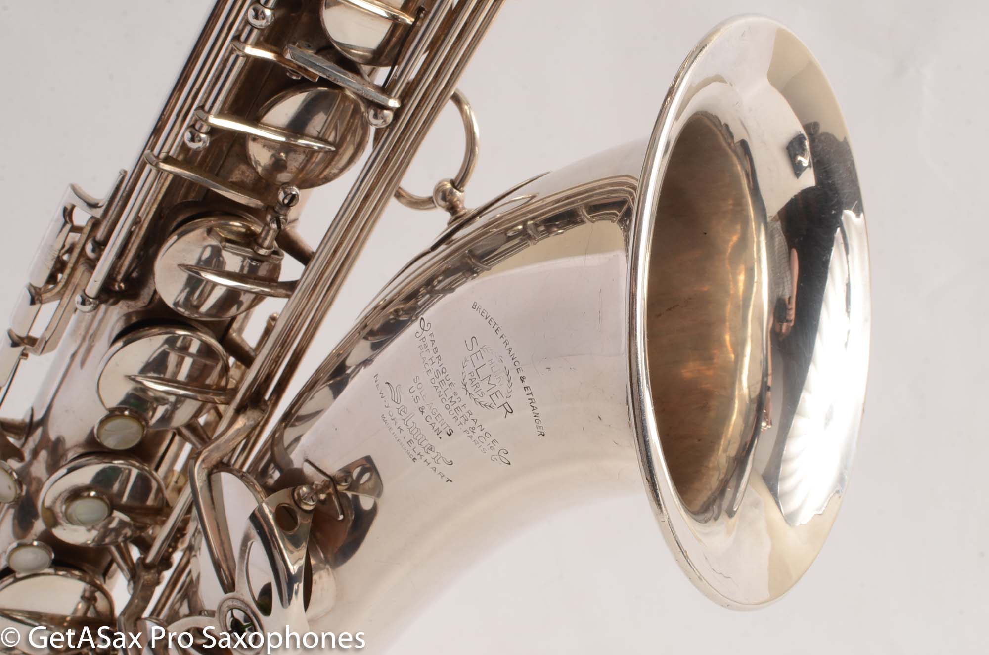 Selmer SBA Tenor Saxophone 47xxx Original Silver Great Player