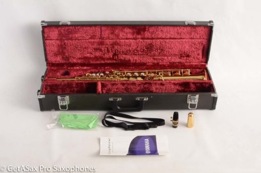 Yamaha YSS-475 Soprano Saxophone Near Mint Condition Made with YSS-62 Tooling - Image 2