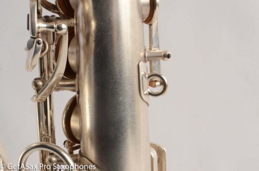 Selmer Super Balanced Action Alto Saxophone Original Satin Silver Gorgeous 54xxx - Image 29