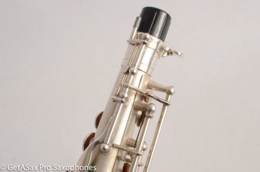 Selmer Super Balanced Action Alto Saxophone Original Satin Silver Gorgeous 54xxx - Image 27