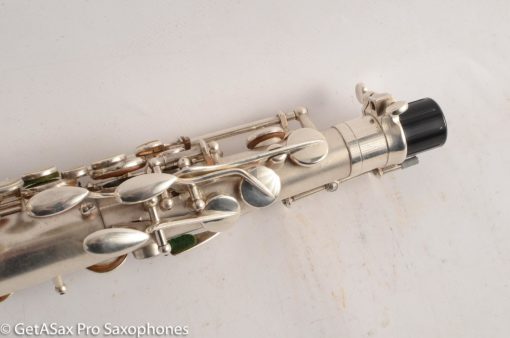 Selmer Super Balanced Action Alto Saxophone Original Satin Silver Gorgeous 54xxx - Image 26