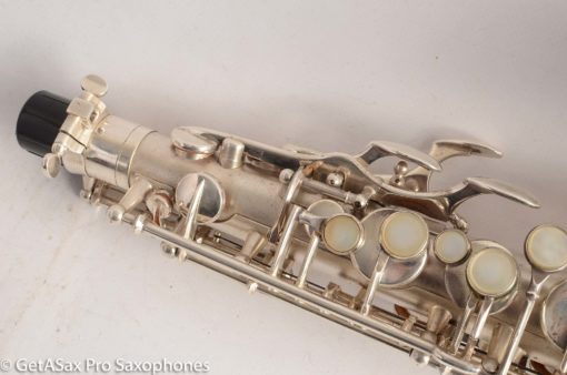 Selmer Super Balanced Action Alto Saxophone Original Satin Silver Gorgeous 54xxx - Image 18