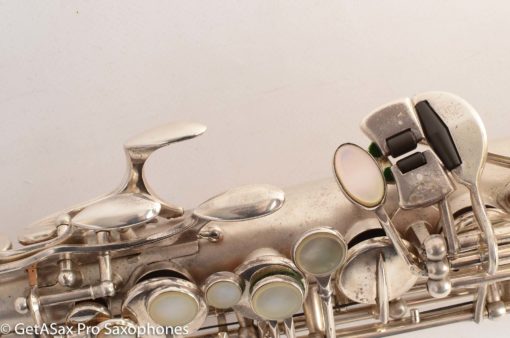 Selmer Super Balanced Action Alto Saxophone Original Satin Silver Gorgeous 54xxx - Image 17