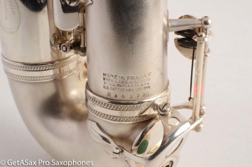 Selmer Super Balanced Action Alto Saxophone Original Satin Silver Gorgeous 54xxx - Image 31