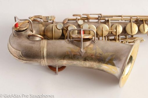 Conn New Wonder 1 Alto Saxophone Silver with Gold Keys - Image 13