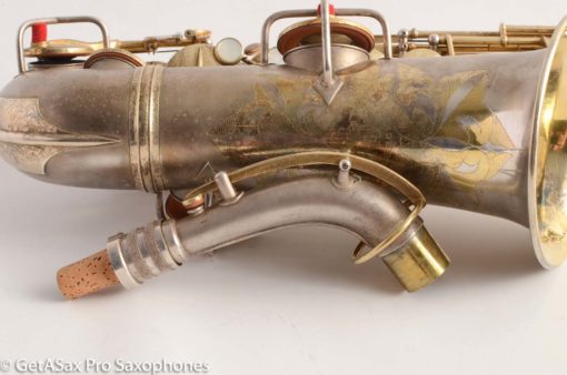 Conn New Wonder 1 Alto Saxophone Silver with Gold Keys - Image 8