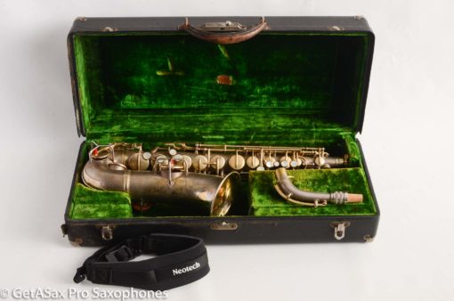 Conn New Wonder 1 Alto Saxophone Silver with Gold Keys - Image 28