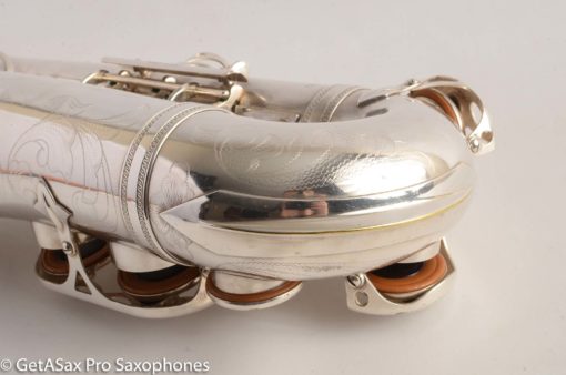 Selmer Balanced Action Alto 1945 Fresh Overhauled Original Silver Plate Excellent Condition - Image 23