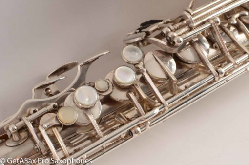 Selmer Balanced Action Alto 1945 Fresh Overhauled Original Silver Plate Excellent Condition - Image 30