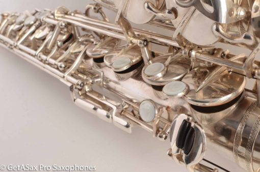 Selmer Balanced Action Alto 1945 Fresh Overhauled Original Silver Plate Excellent Condition - Image 10