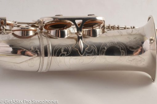 Selmer Balanced Action Alto 1945 Fresh Overhauled Original Silver Plate Excellent Condition - Image 18