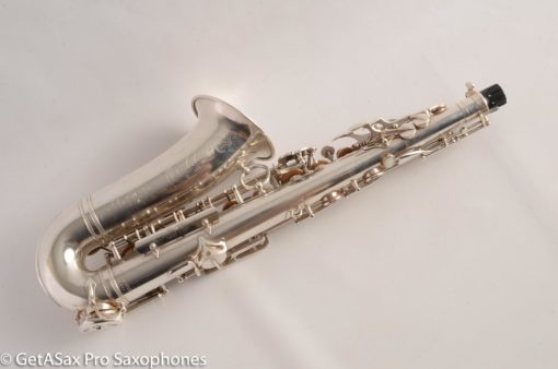 Selmer Balanced Action Alto 1945 Fresh Overhauled Original Silver Plate Excellent Condition - Image 5