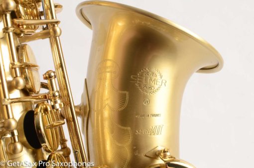 Selmer Series III Alto Near Mint Condition Matte Lacquer Gorgeous!