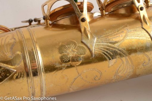 SML Rev D (=Gold Medal 1) Tenor Saxophone Permagold Overhauled - Image 7