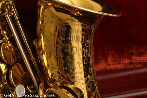 King Super 20 Alto Saxophone 1953 Full Pearls Original Lacquer Overhauled! - Image 3