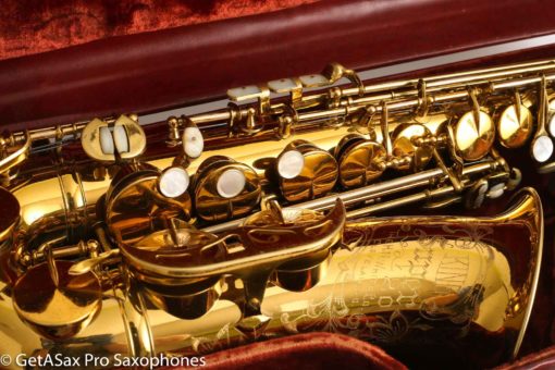 King Super 20 Alto Saxophone 1953 Full Pearls Original Lacquer Overhauled! - Image 6