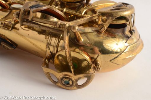 Selmer Mark VI Alto Saxophone 1971 Original Lacquer Old Pads - Image 12