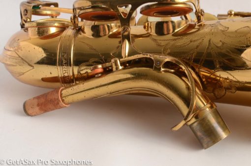 Selmer Mark VI Alto Saxophone 1971 Original Lacquer Old Pads - Image 8