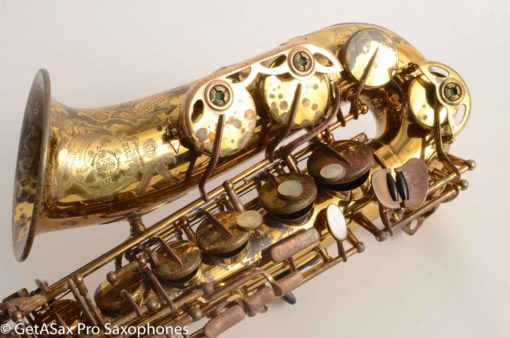 Selmer Mark VII Alto Original Lacquer 264918 American Engraved Fresh Overhaul! - Image 11