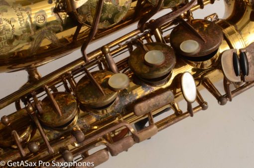 Selmer Mark VII Alto Original Lacquer 264918 American Engraved Fresh Overhaul! - Image 9