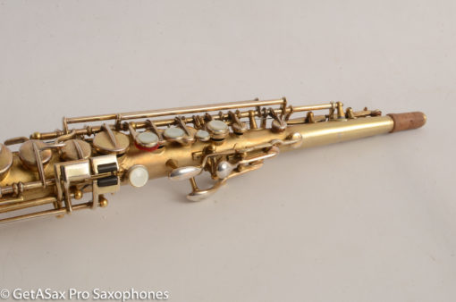 Buescher True Tone Soprano Original Gold Plate Overhauled 183067 - Image 13