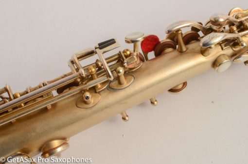 Buescher True Tone Soprano Original Gold Plate Overhauled 183067 - Image 22