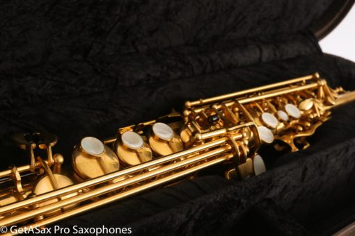 Rampone and Cazzani R1 Jazz Soprano Saxophone Gold Plate Near Mint High G - Image 13