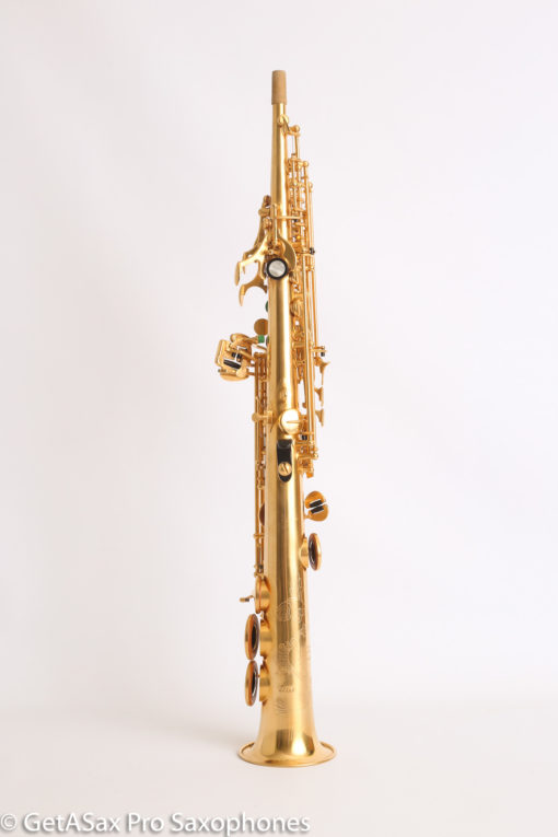 Rampone and Cazzani R1 Jazz Soprano Saxophone Gold Plate Near Mint High G - Image 15