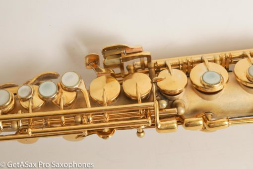 King Saxello Soprano Bent Neck and Bell Original GOLD Plate Fresh Overhaul! - Image 14